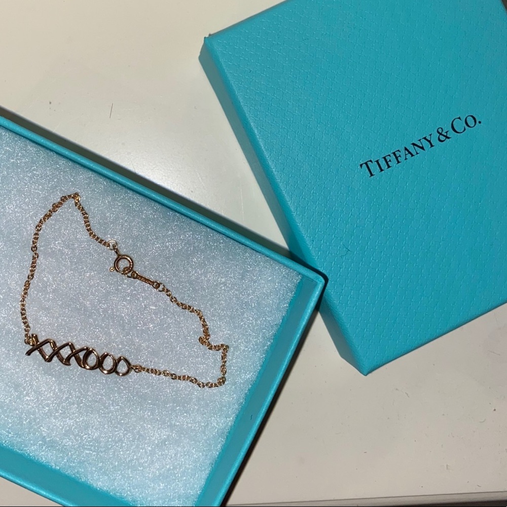 Tiffany XO 24K Rose Gold Bracelet